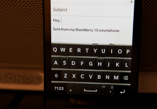 BlackBerry Z10 Keyboard